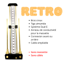 ANTENNE DE LECHER RETRO de couleur Noir sans massette ni câble