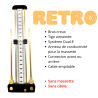 ANTENNE DE LECHER RETRO de couleur Noir sans massette ni câble