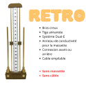 ANTENNE DE LECHER RETRO de couleur Bois sans massette ni câble
