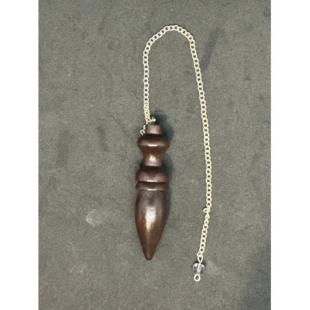 Wooden Egyptian Pendulum with Metal Chain