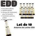 Set of 10 EDD® Lecher Antennas – Black