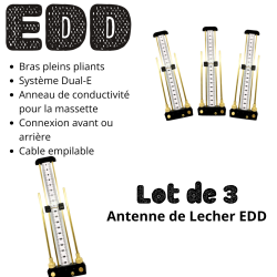 Lot de 3 ANTENNE DE LECHER...