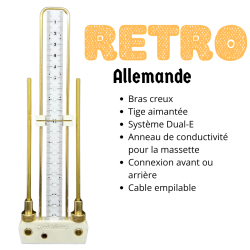 Antenne de Lecher Allemande RETRO - Fabrication Française