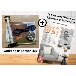 ANTENNE DE LECHER RETRO + Livre ANTENNE DE LECHER LE GUIDE INTERACTIF 2.0 PAR ERIC DAUB