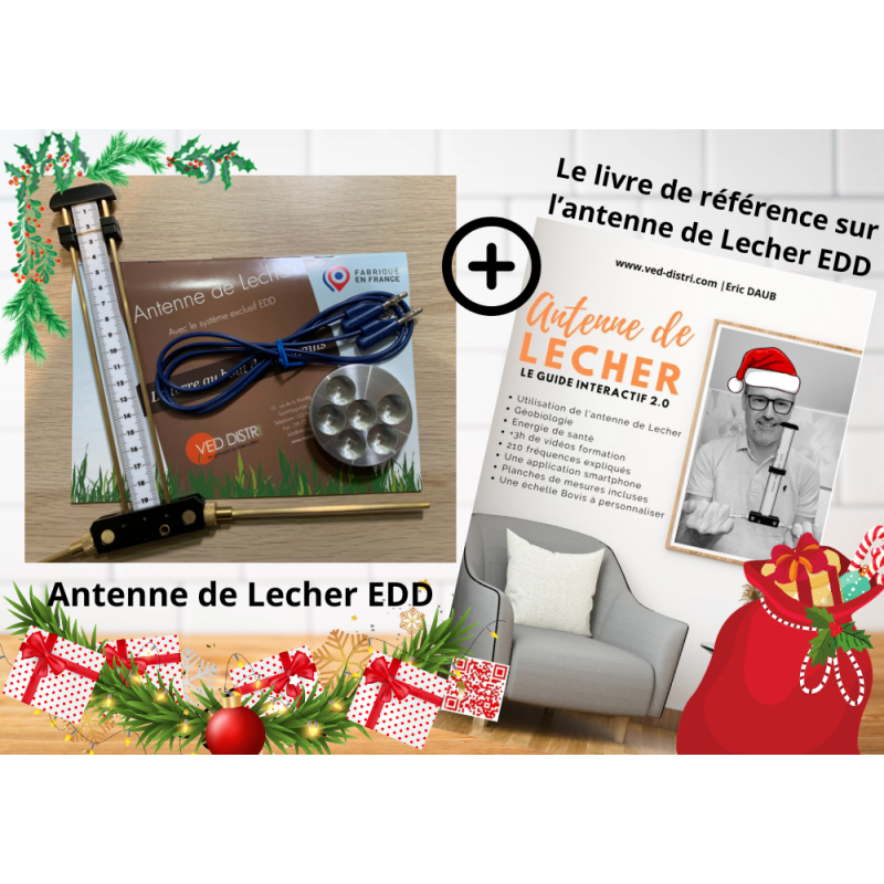 NOEL - ANTENNE DE LECHER EDD + Livre ANTENNE DE LECHER LE GUIDE INTERACTIF 2.0 PAR ERIC DAUB