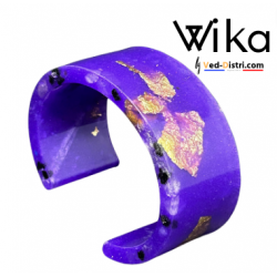 Bracelet Wika Dynamiseur - Violet et Or.