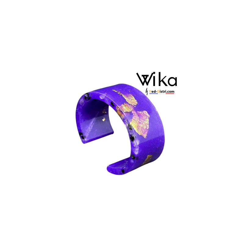 Bracelet Wika Dynamiseur - Violet et Or.