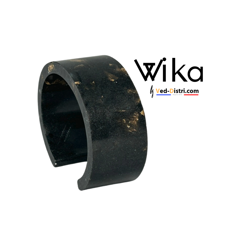 Bracelet Wika Dynamiseur - Noir et Or.