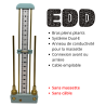 ANTENNE DE LECHER EDD Couleur Turquoise sans massette ni câble