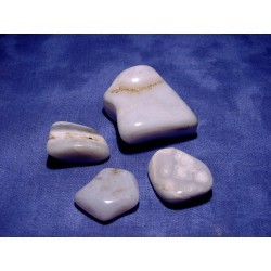 Blue Chalcedony – Tumbled Stone | VED-DISTRI