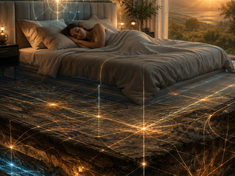 Il existe une carte invisible sous votre maison, et elle contrôle votre sommeil